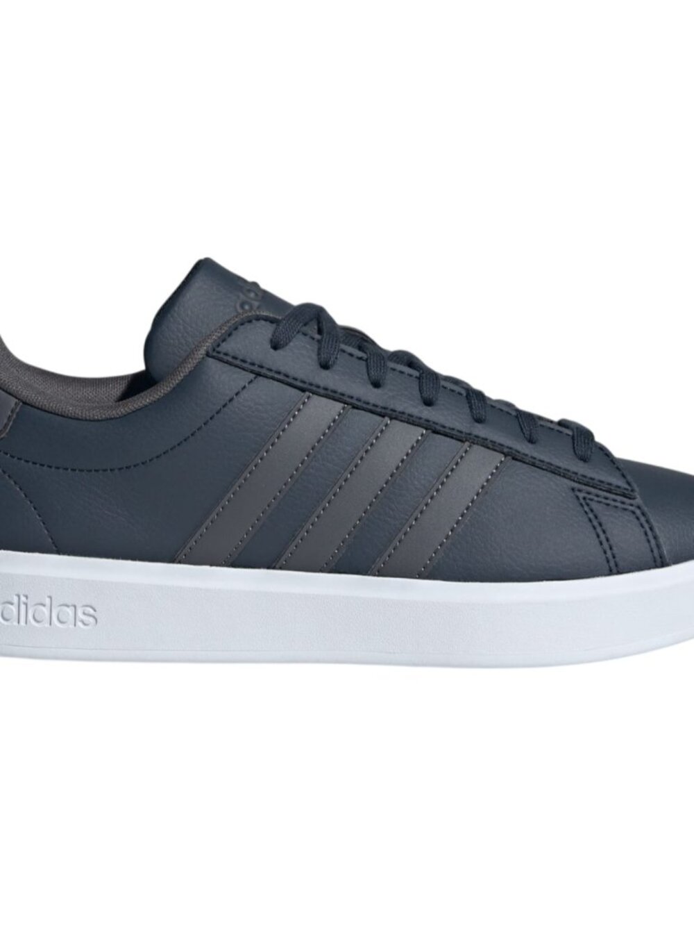 Adidas Grand Court 2.0 – Size 8 Men Athletic Sneaker Aurora Ink Grey IG9226 NEW